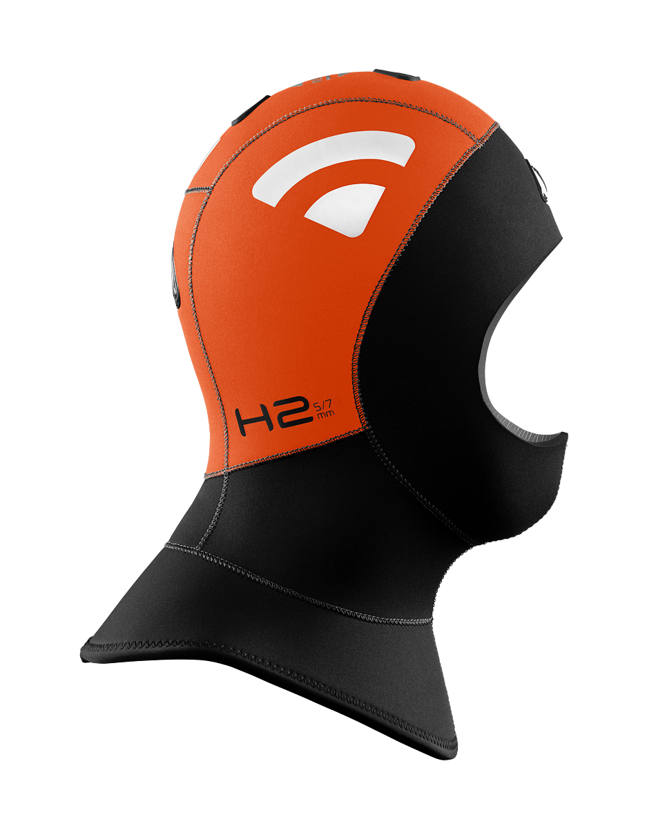 Waterproof H2 Hood 5/7mm High Visibility Polar Evo