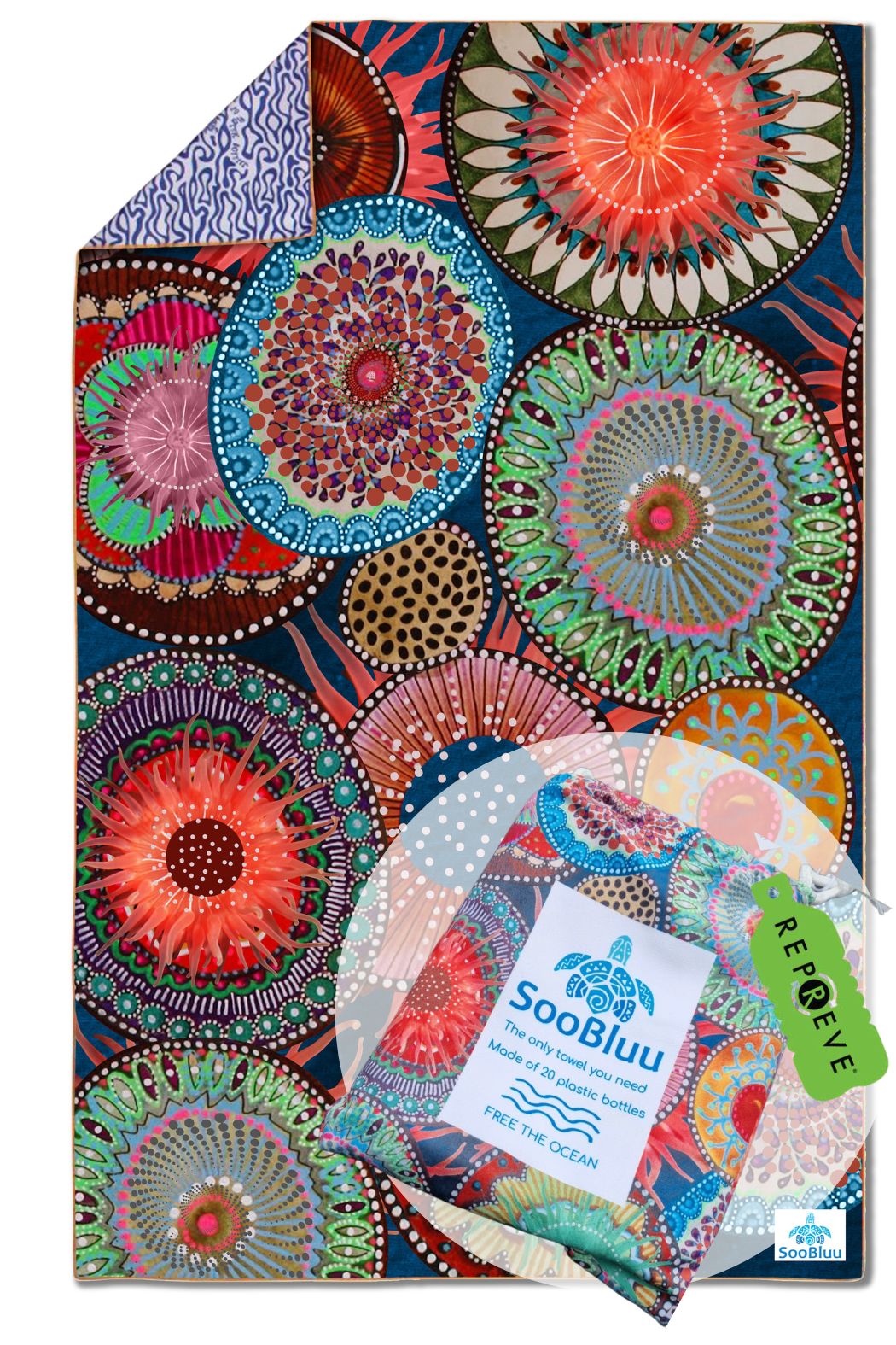SooBluu Reishanddoek of strandlaken - 100x160cm