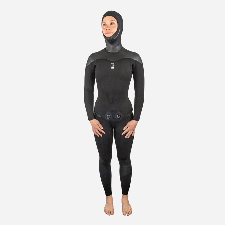 Veste à capuche RF2 pour femme 6/5/4 mm