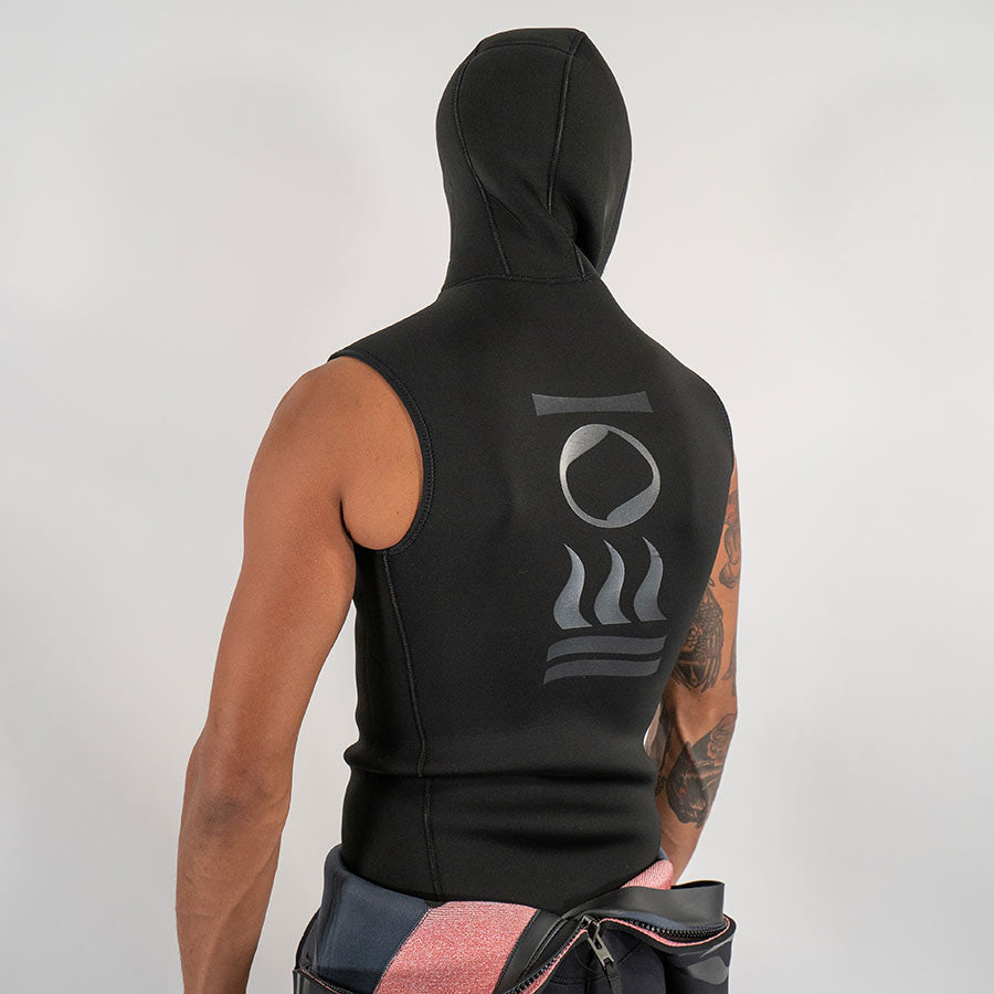 Gilet à capuche pour homme 5/3 mm