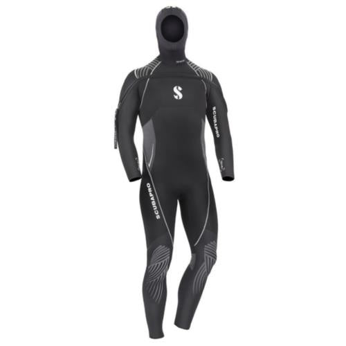 Definition Steamer w/Hood, Men, 7 mm