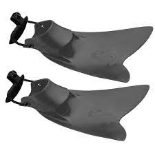 Pair of black scuba dive fins from the bradn Force Fins US