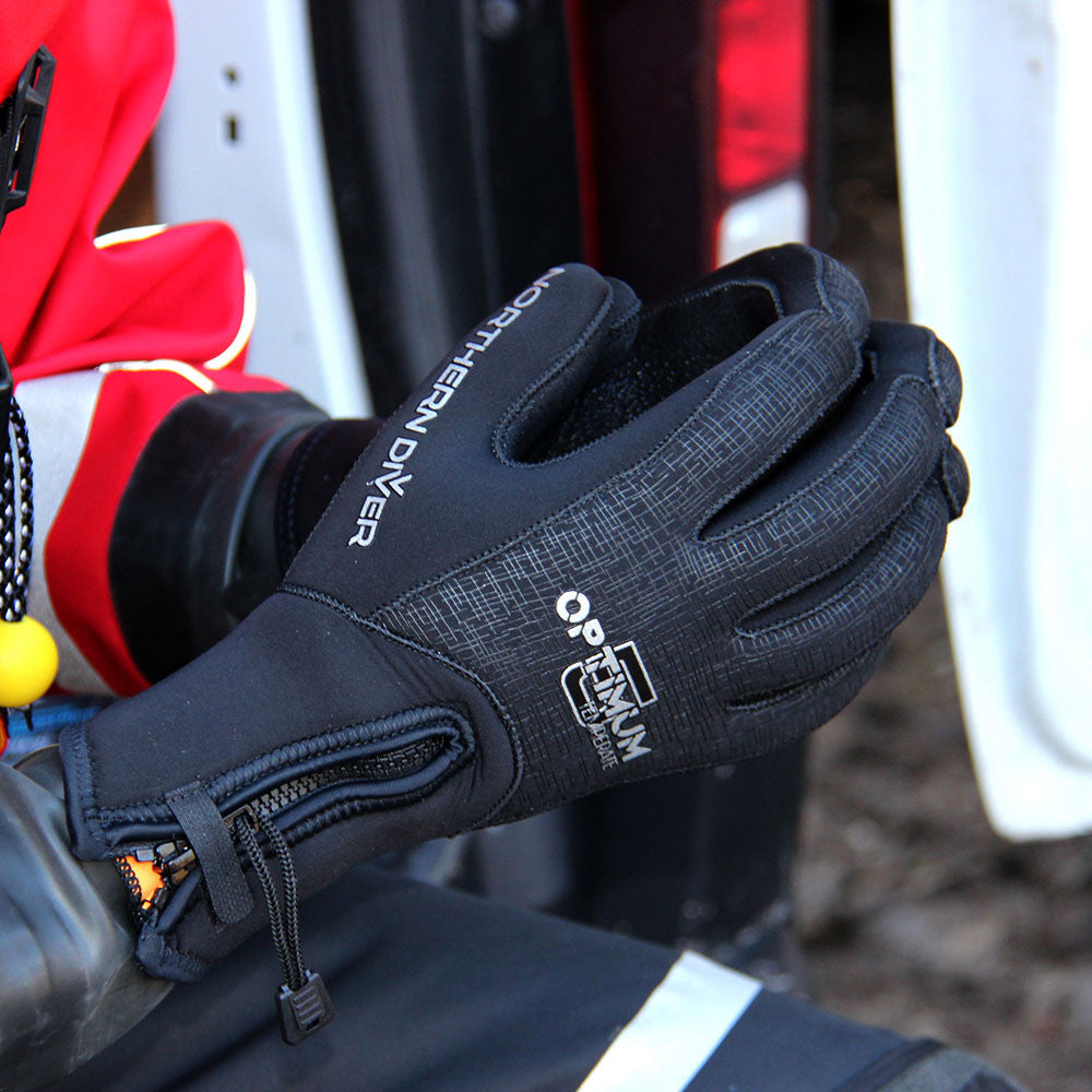 Optimum 3D Zipped Gloves 5mm