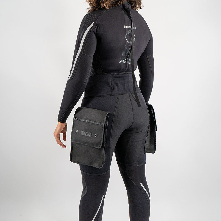 technical shorts fourth element wear over proteus wetsuit 